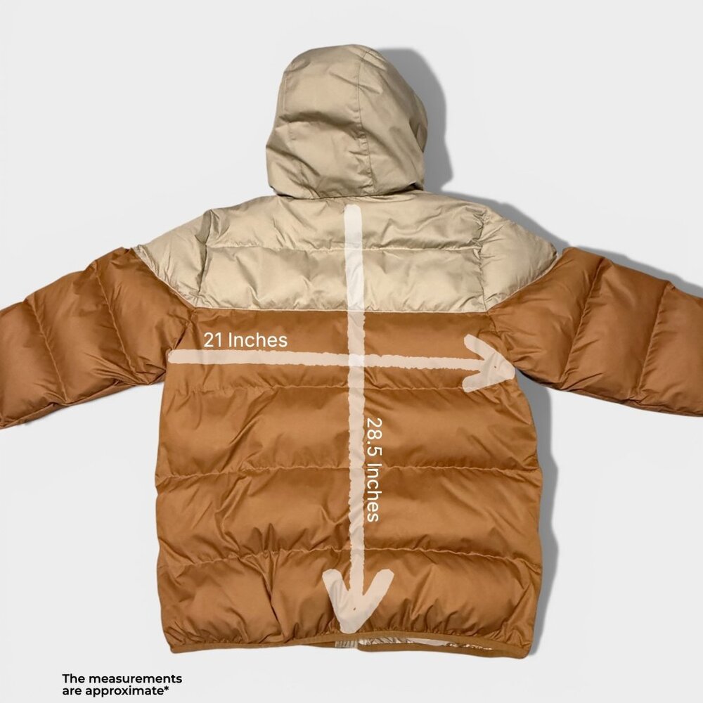 Nike Men's Storm-Fit Water Resistant Hooded Puffer Jacket Khaki Small FB8185-24 - Picture 8 of 16